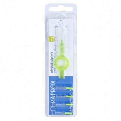 Držalo + 4 medzobne &scaron;četke Curaprox PRIME PLUS HANDY 011
