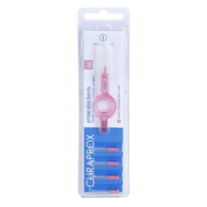 Držalo + 4 medzobne &scaron;četke Curaprox PRIME PLUS HANDY 08